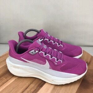 Nike Pegasus 41 Womens Running Shoes Pink Silver White FZ1626-500 Size 10